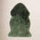 Tapis vert en peau de mouton Gunnar