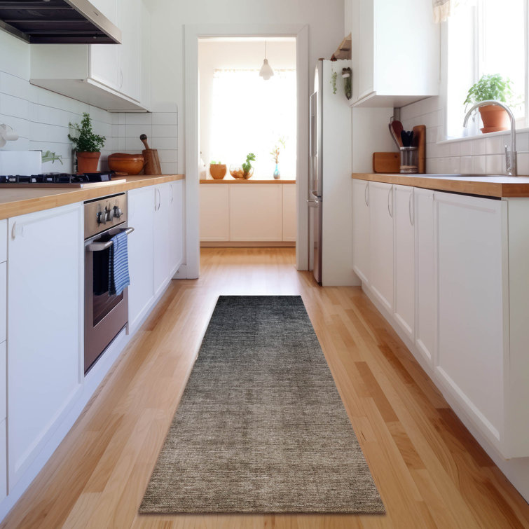 Premium Machine Washable Cerrito AMF569 Gray Rug