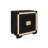 Black/Gold Nightstand