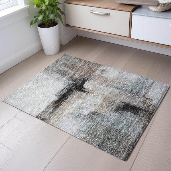 17 Stories Premium Machine Washable Wayne AMF1097 Modern Rug - Wayfair ...