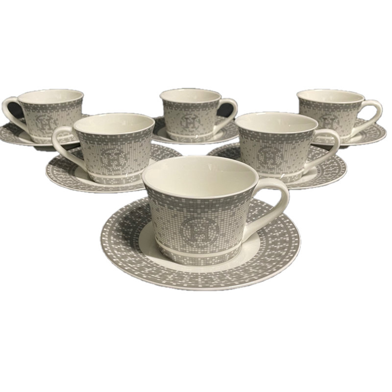 Bone China Teacup and Saucer