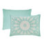Ensemble de couvre-lit médaillon traditionnel en mélange de coton léger Alistair-135716233-149555558