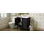 Ensemble de meuble-lavabo moderne avec lavabo 30 po, meuble-lavabo moderne avec porte à fermeture douce et 3 tiroirs, structure en bois massif-117021219