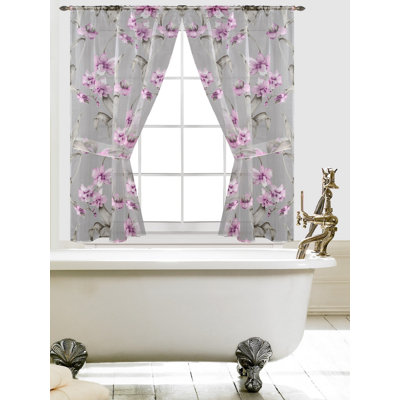 Janette Sheer Curtain Pair