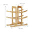 Bamboo Wine Rack, For 9 Standard Bottles, Original Design, Free-Standing,30 X 30 Cm, Natural
