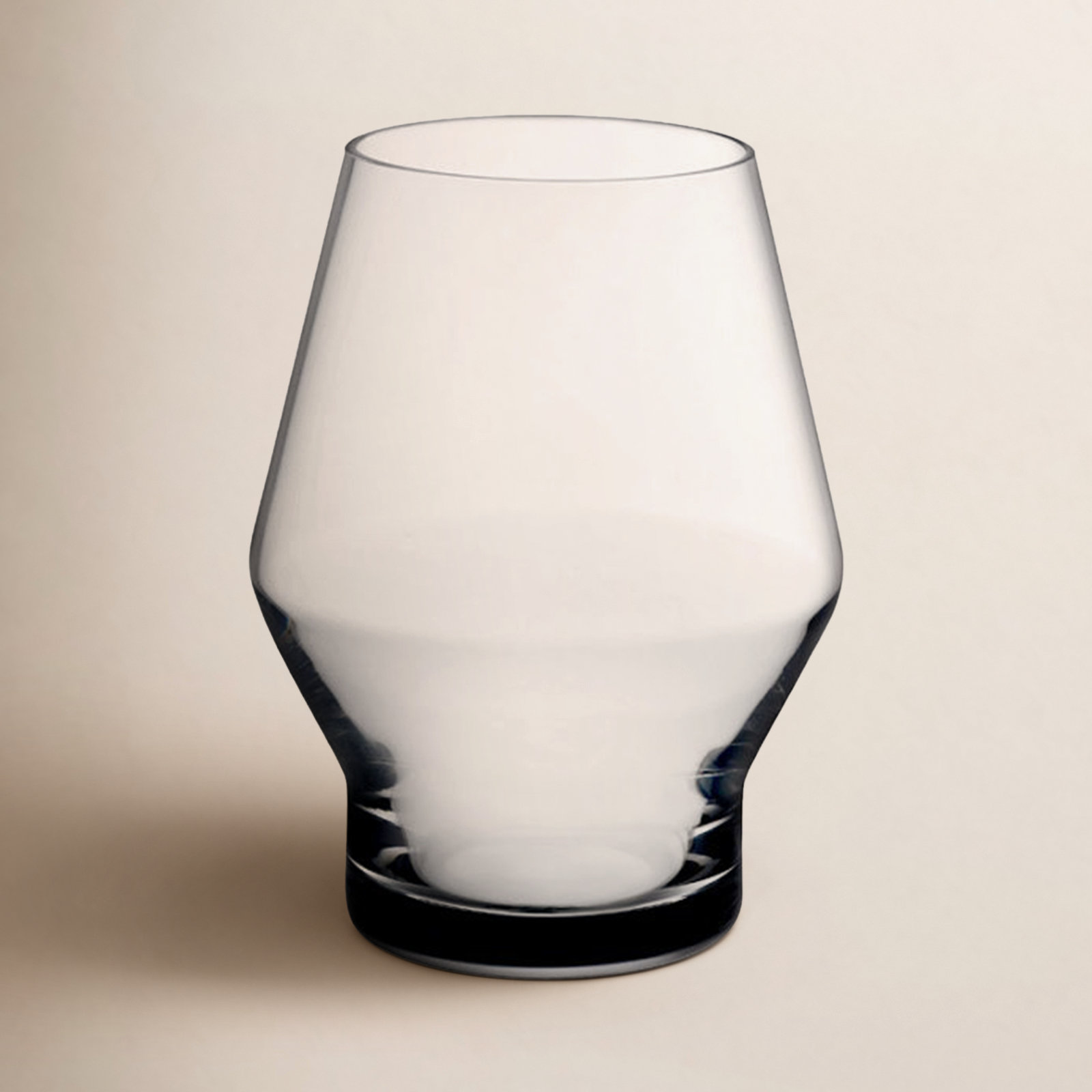 Beak Set of 2 Lead Free Crystal Glasses, Clear