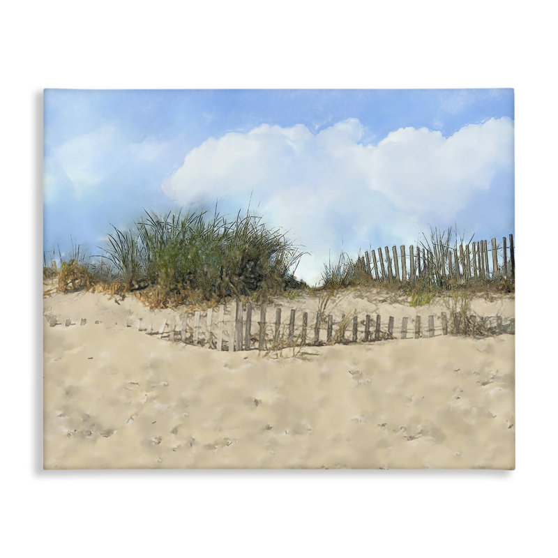 «Sunny Beach Day Dunes», art mural par Jeff Pica, H 16 po x l 20 po