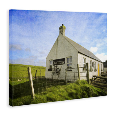 Wee Cottage Countryside Canvas Wall Art by Graffi*tee Studios