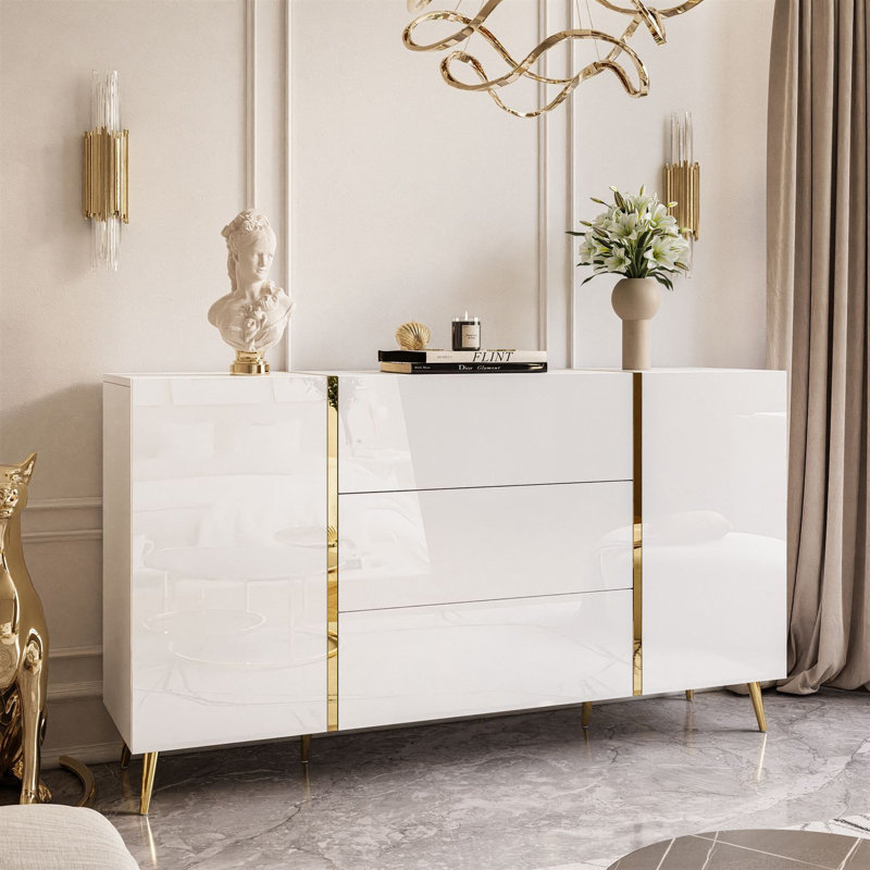 Waldoboro 158cm Sideboard, White