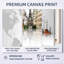"Famous Monuments Across World", 3 pièces, cadre flottant, impression sur toile-995546814-995546808