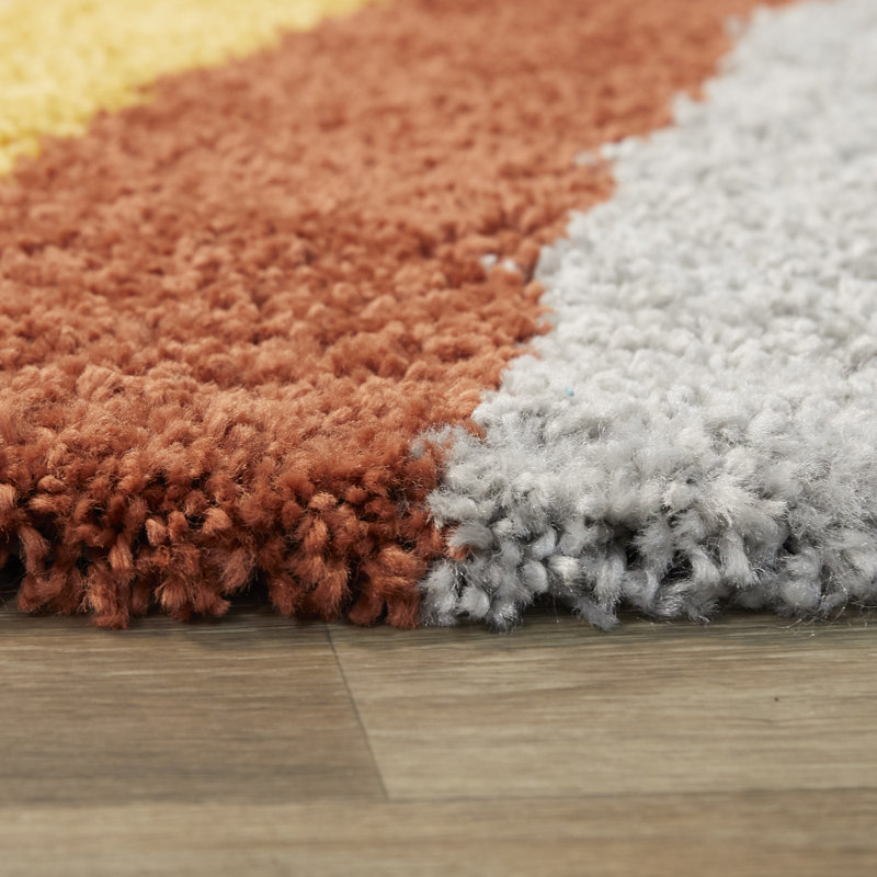 Camilo Blue/Pink/Brown/Grey Rug, Rectangle 120 x 170cm