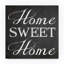 Keishawna «Home», art textuel sur toile tendue-25331489