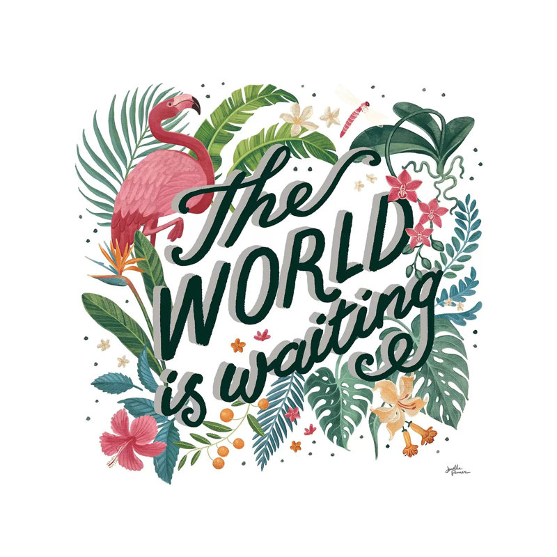 Jungle Love VIII by Janelle Penner - Wrapped Canvas Print, 45.72 cm H x 45.72 cm W x 3.175 cm D