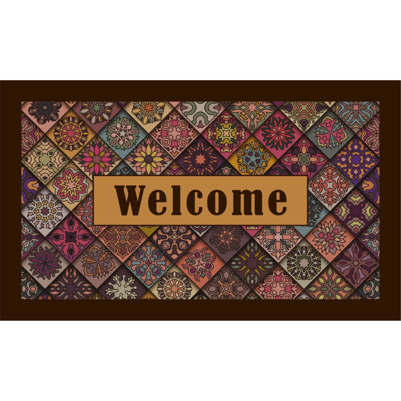 27,56 po x 17,7 po tapis de porte extérieur antidérapant Kasota