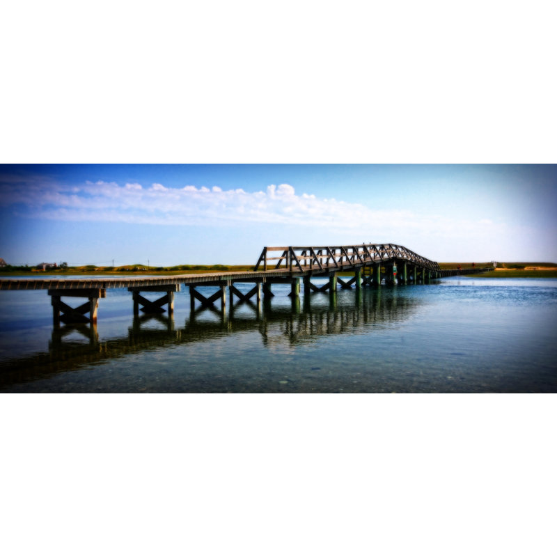 «Sandwich Boardwalk» par Jobe Waters, reproduction de photo sur toile tendue, H 12 po x l 27 po x P 1,5 po