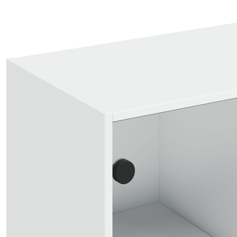 Matana Standard Bookcase, White, 142cm H x 136cm W x 37cm D