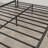 Functional Bed Frame with Charging Station and Vintage Flair, Metal Platform for Durable and Comfortable Sleep Experience-1789321063-1795988974
