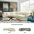 Lindyn 133" Wide Sofa & Chaise-727906818-716396848