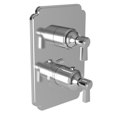 Astor 1/2" Square Thermostatic Trim Plate With Handle