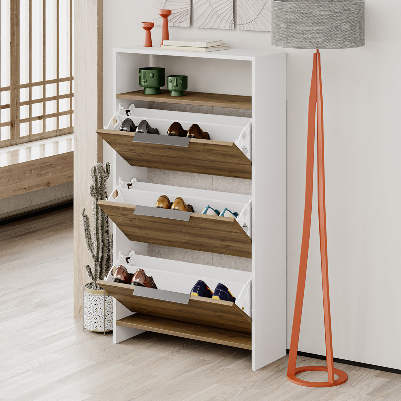 18 Pair Shoe Storage Cabinet