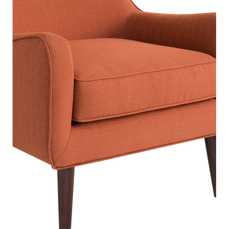 Fauteuil Julianni, 100 % polyester orange