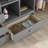 NordenSpace Full Size Loft Bed with Desk, Storage Shelves, and Drawers-115675292