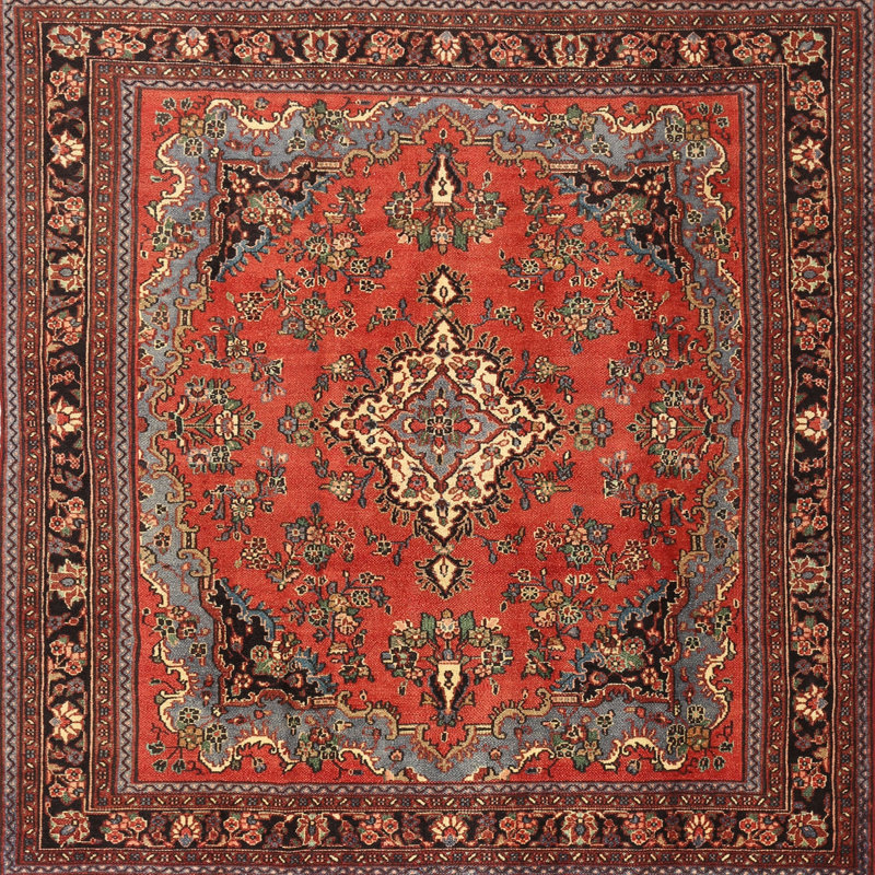 Oriental Indoor Rug, Square 5'