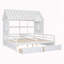 Lits plateforme simple avec deux tiroirs-304304442
