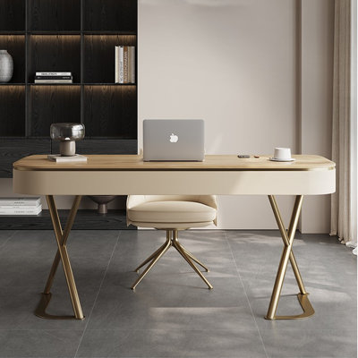 Bureau léger de style minimaliste moderne et luxueux