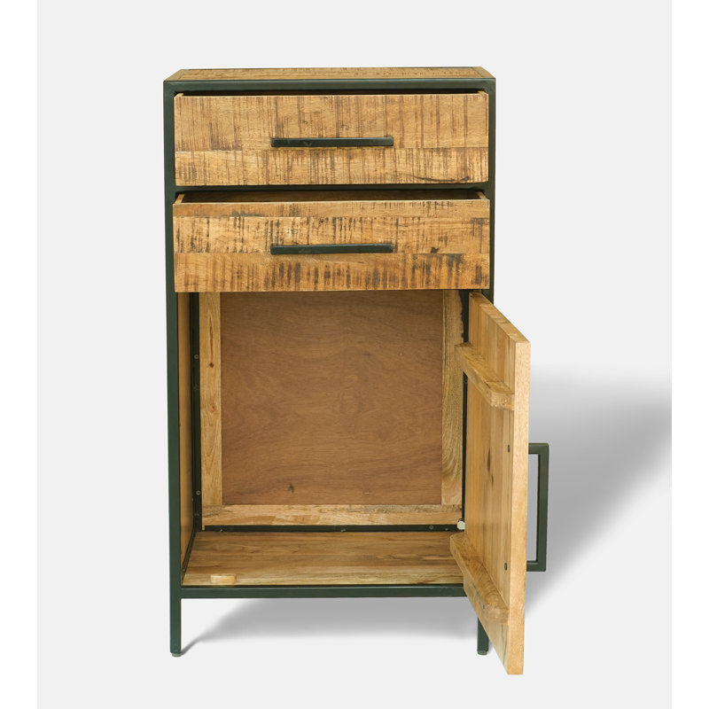 Kerela Tall Chest 2 Drawer 1 Door