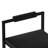 Bar Stools Upholstered Velvet Counter Height Barstools for Kitchen Island Set of 2 Modern Dining Chairs with Footrest & Backrest (Black & Gray)-1564437468-1564437470