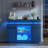 Modern Bar Cabinet with charging Ports And Sensor Lights-1848830444