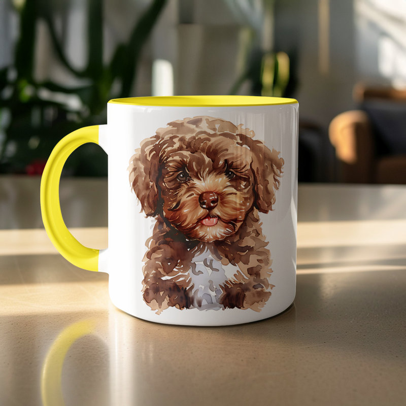 Mug, 1, Yellow
