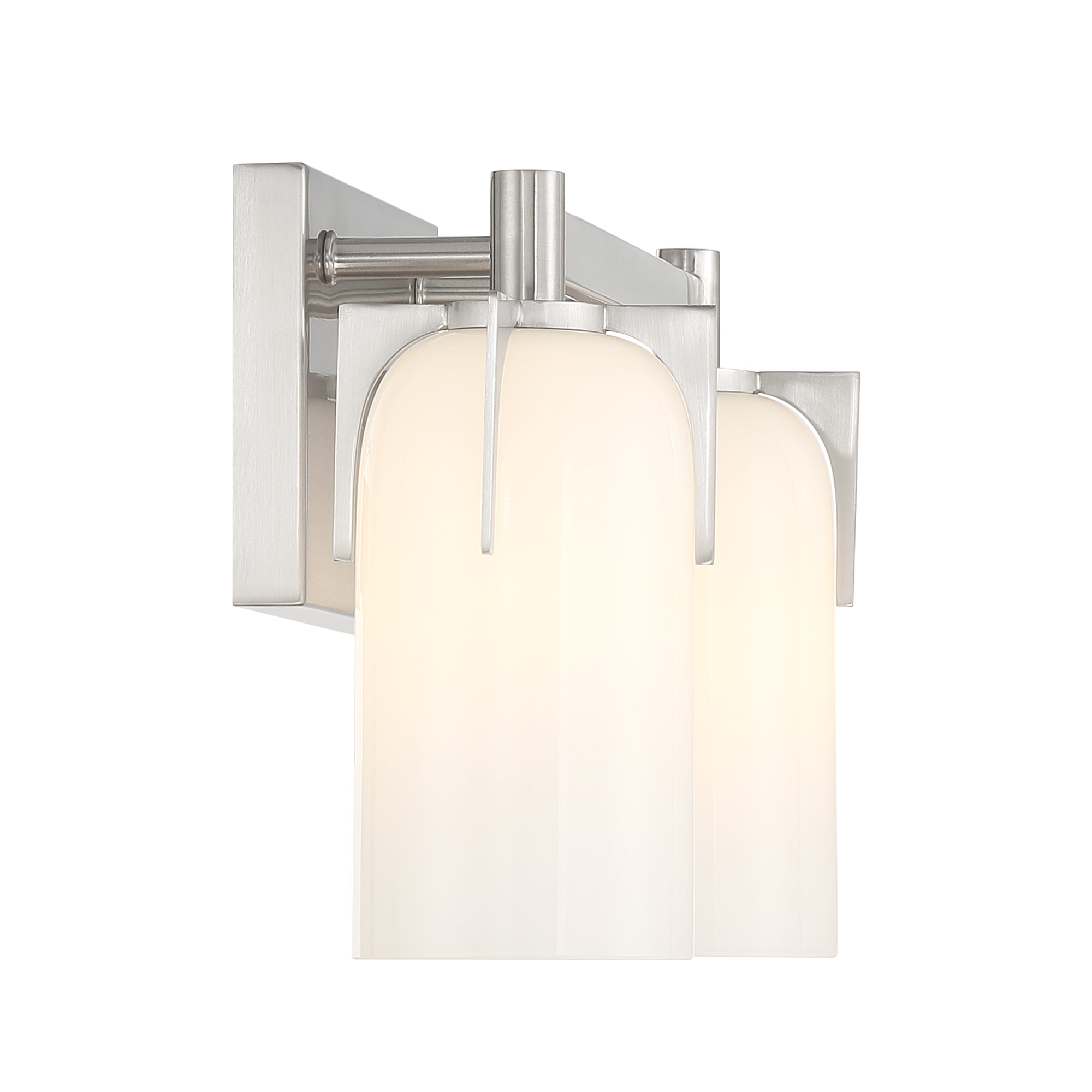 Irela 3 - Light Vanity Light, 2 Lights, 8.5" H x 14.75" W x 14.75" D, Satin Nickel