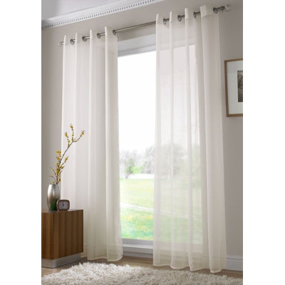 Jaxcen Sheer Curtain Single Panel
