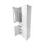 White Bathroom Storage Cabinet with Doors and Drawer - Adjustable Shelf, Multiple Storage Space for Bathroom, Kitchen & Office Organization