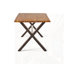 Table de salle à manger d'extérieur en bois
