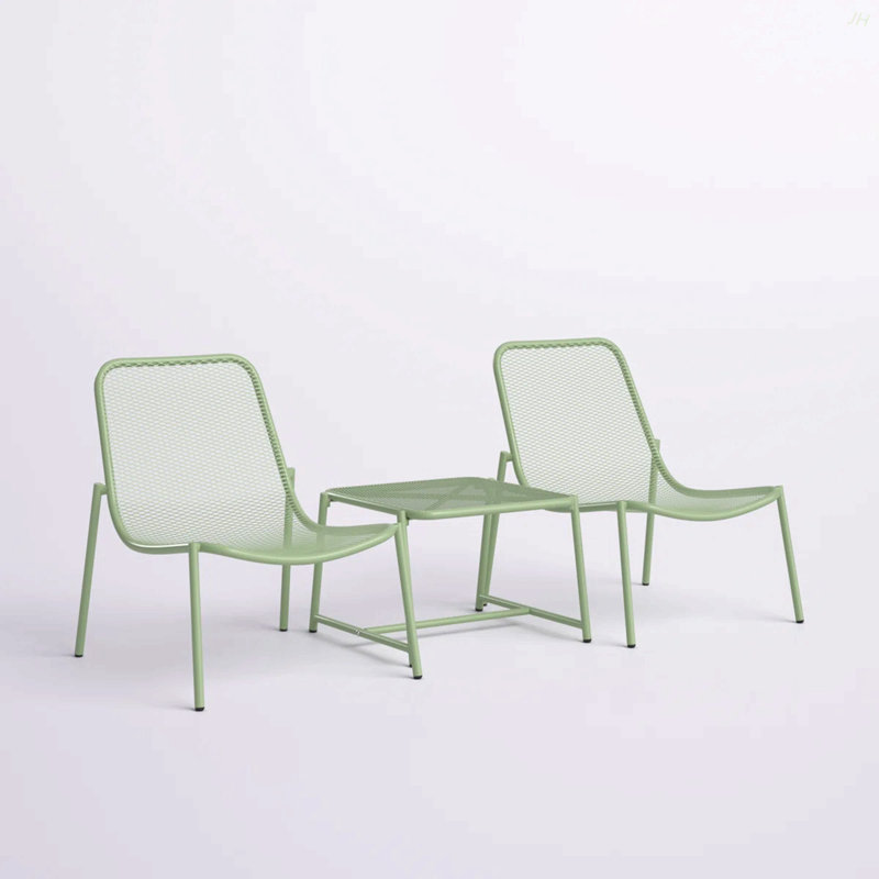 Ensemble de conversation 3 pièces, Vert mat