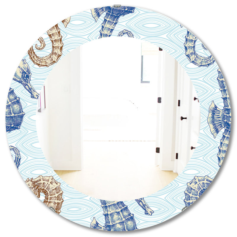 Costal Creatures 17 - Miroir traditionnel, H 31,5 po x l po