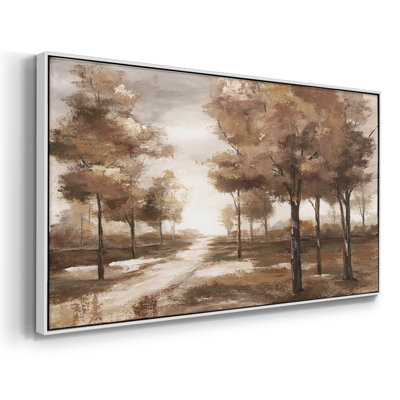 Fall Park- Framed Gallery Wrapped Canvas -Ready to Hang