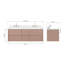   Ensemble de meuble-lavabo mural ovale double 60 po avec comptoir Quartz blanc de Carrare, Ensuko-1663115954-1663115981