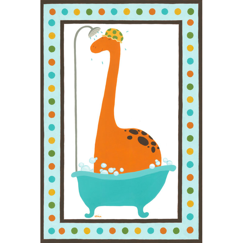 Dayanara Rub-a-dub Dino I - Painting on Canvas, 152cm H x 101cm W