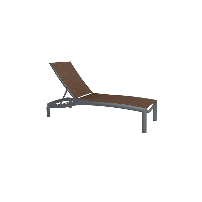 Kor Outdoor Chaise Lounge, Mia II, Graphite