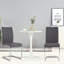 Chaise de cuisine moderne, ensemble de 2 chaises d'appoint rembourrées à haut dossier avec pieds en tube de métal en forme de C, chaise de cuisine-63995965-63995967-63995964