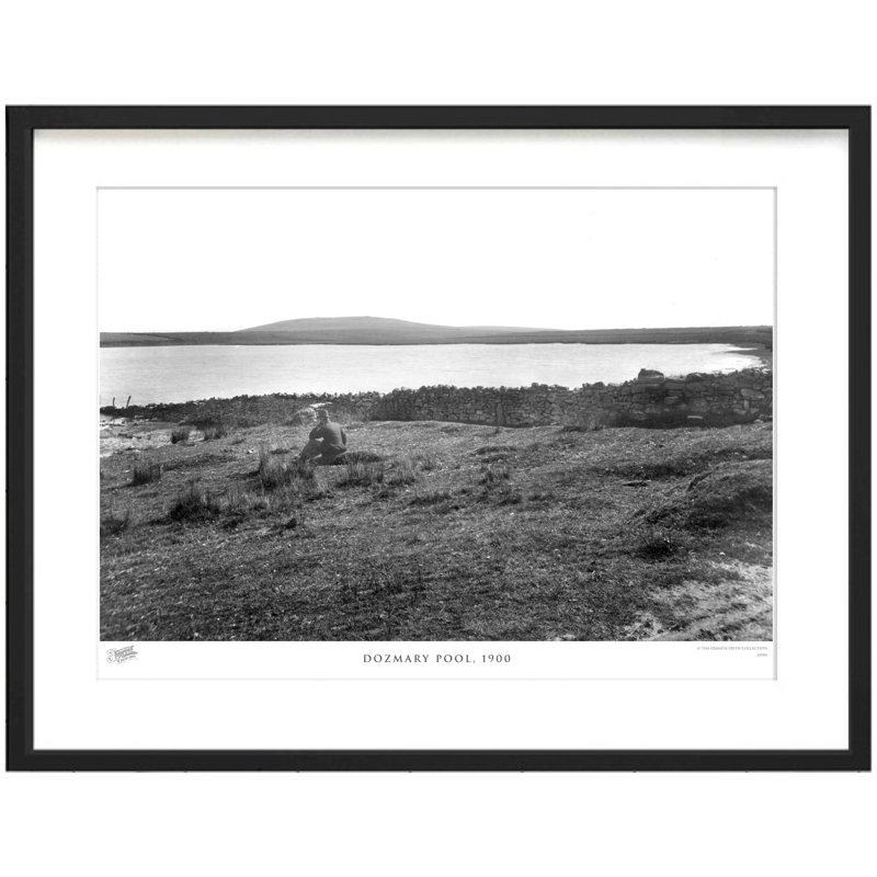 Dozmary Pool, 1900 - Single Picture Frame Print, 40cm H x 50cm W x 2.3cm D
