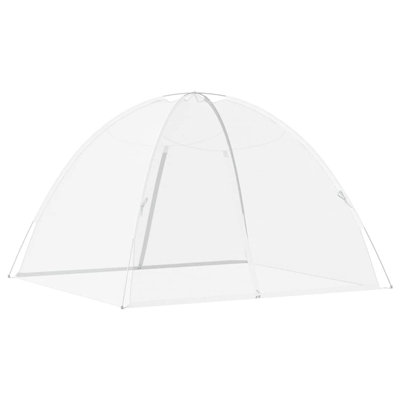 Moustiquaire Vidaxl Mongolie avec portes 220 filet blanc