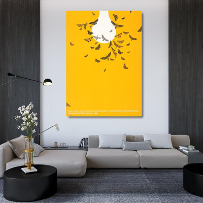 "Ibm, ‘Every Man with an Idea Has at Least Two or Three Followers’ Brooks Atkinson" by  Ken White - Gallery Wrap Canvas Wall Art