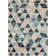 Tapis turquoise / beige Arelia