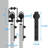 Sliding for 4 Doors Double Bypass Barn Door Hardware Kit-53680748