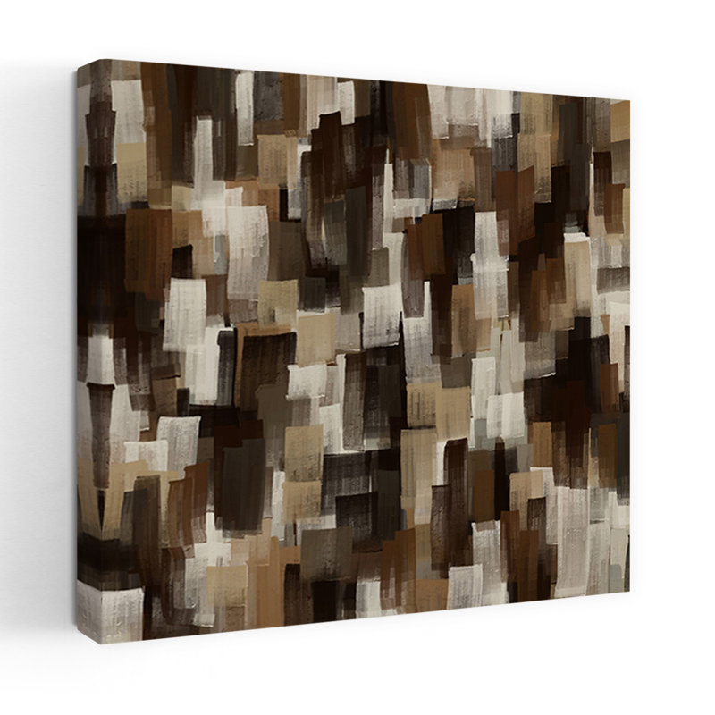 Art contemporain, art expressionniste contemporain abstrait, H 48 po x l 48 po